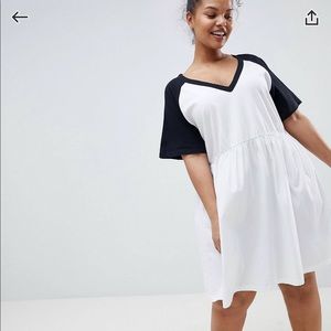 ASOS Curve Smock Dress w/ V-Neck